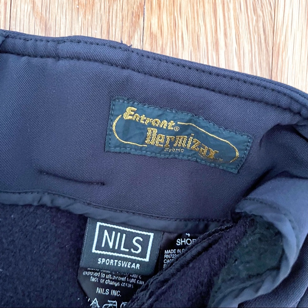 NILS Kids Ski Pants Entrant Dermizax Insulated Waterproof for Snowboarding Black - Picture 3 of 5